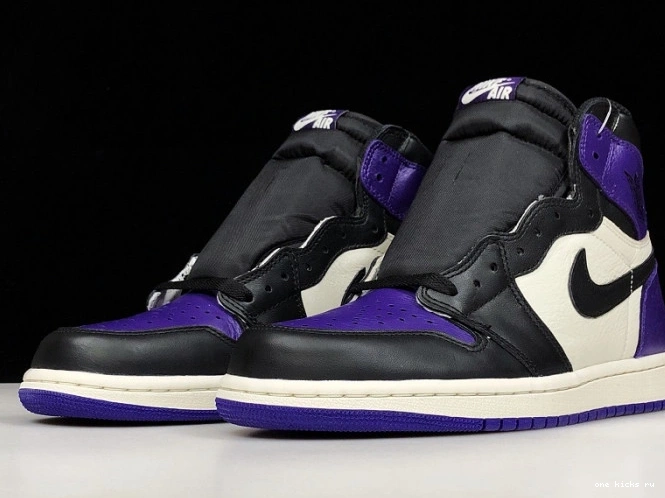 Rep Onekick Purple Jordan 1 Court 555088-501 Air 0718
